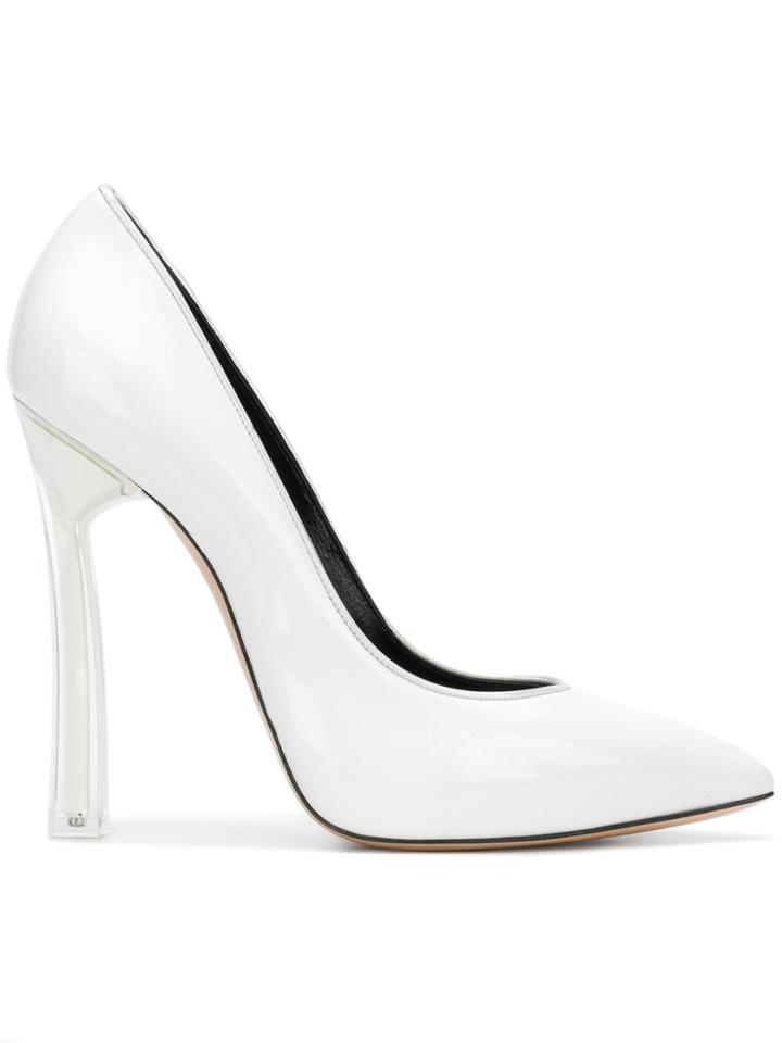 Casadei Classic Pointed Pumps - White
