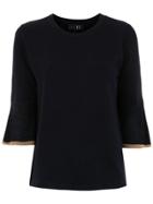 Alcaçuz Gabriela Knitted Top - Blue