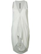 Rick Owens Lilies - High-low Tank Top - Women - Cotton/polyamide/viscose - 42, Grey, Cotton/polyamide/viscose