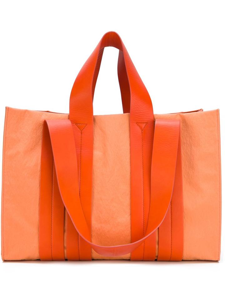 Corto Moltedo Large 'costanza' Shoulder Bag - Yellow & Orange