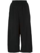 No21 Cropped Trousers, Women's, Size: 38, Black, Spandex/elastane/viscose