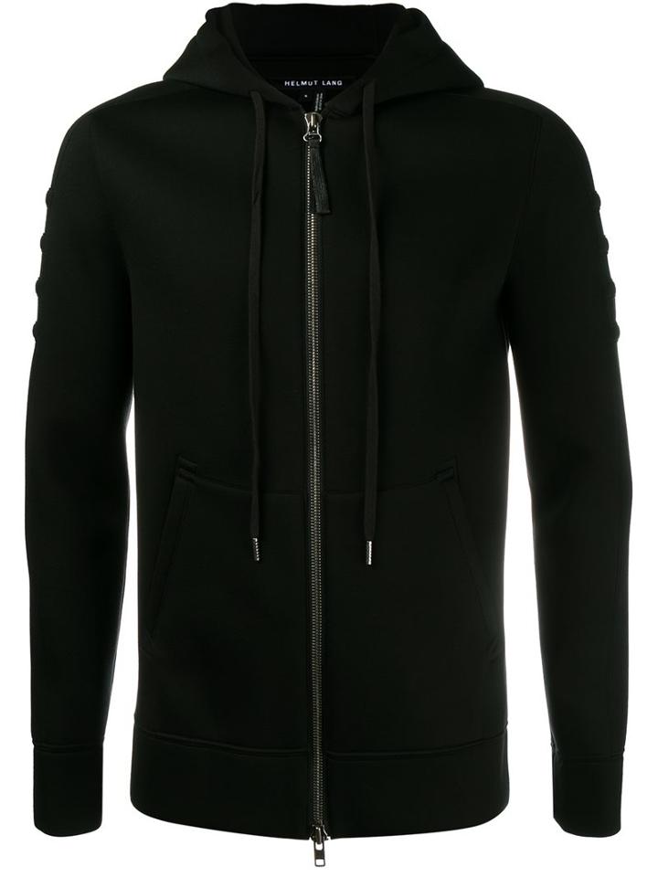 Helmut Lang Zip Hoodie, Men's, Size: Xl, Black, Modal