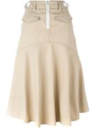Sacai A-line Skirt, Women's, Size: 3, Nude/neutrals, Cotton/cupro