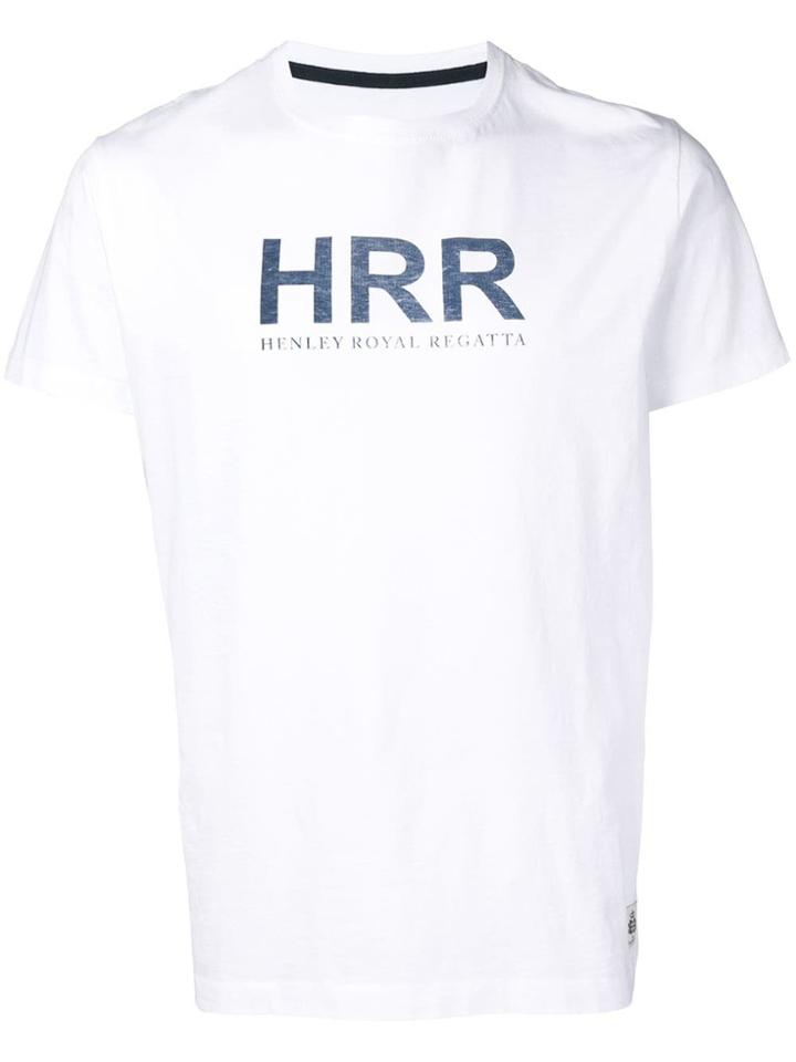 Hackett Logo Printed T-shirt - White