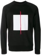 Neil Barrett Lined Square Sweatshirt - Black