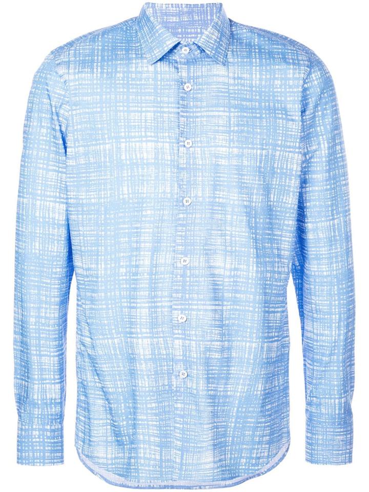Prada Plaid Shirt - Blue