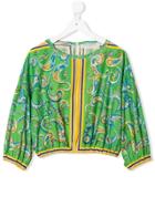 Philosophy Di Lorenzo Serafini Kids Paisley Print Top - Green