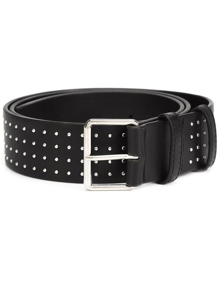 Stella Mccartney Studded Belt, Women's, Size: 85, Black, Polyester/polyurethane