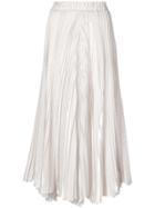 Dusan Cropped Pleated Trousers - White