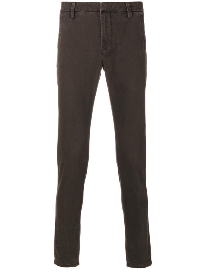 Dondup Straight Leg Jeans - Brown