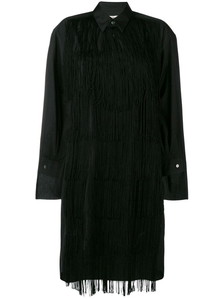 Comme Des Garçons Fringe Dress - Black