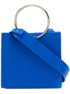 Tara Zadeh Round Metal Handles Tote - Blue