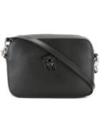 Versace Palazzo Crossbody Bag, Women's, Black, Calf Leather