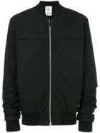 Lost & Found Rooms Long Sleeved Bomber Jacket - Black