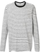 Bassike Striped Long-sleeved T-shirt - White
