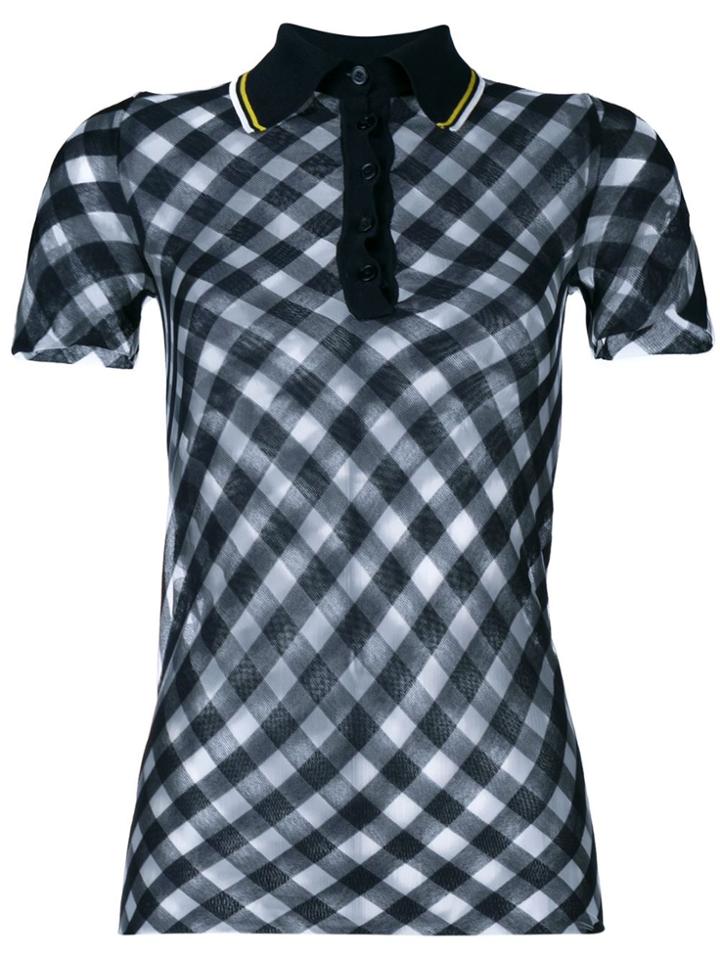 Stella Mccartney Striped Polo Shirt - Blue
