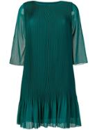 Ps By Paul Smith Pleated Short Dress - Green