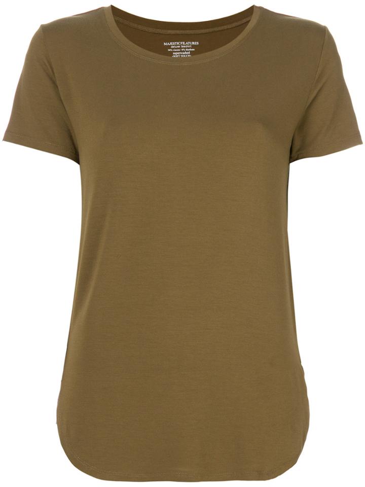 Majestic Filatures High-low T-shirt - Green
