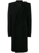 Balenciaga '80s Shoulder Coat - Black