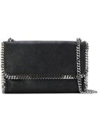 Stella Mccartney - Falabella Shoulder Bag - Women - Polyester/metal - One Size, Black, Polyester/metal