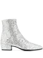 Saint Laurent Glitter Ankle Boots - 8105