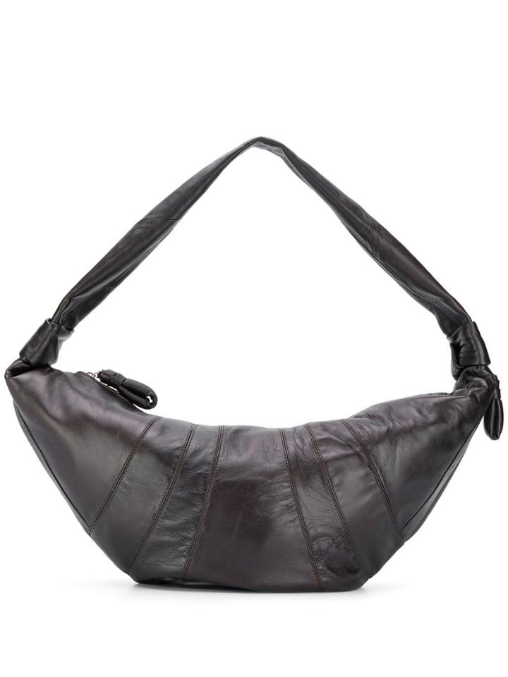 Lemaire Large Slouch Shoulder Bag - Black