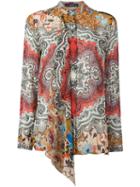 Etro Paisley Print Shirt, Women's, Size: 44, Brown, Silk