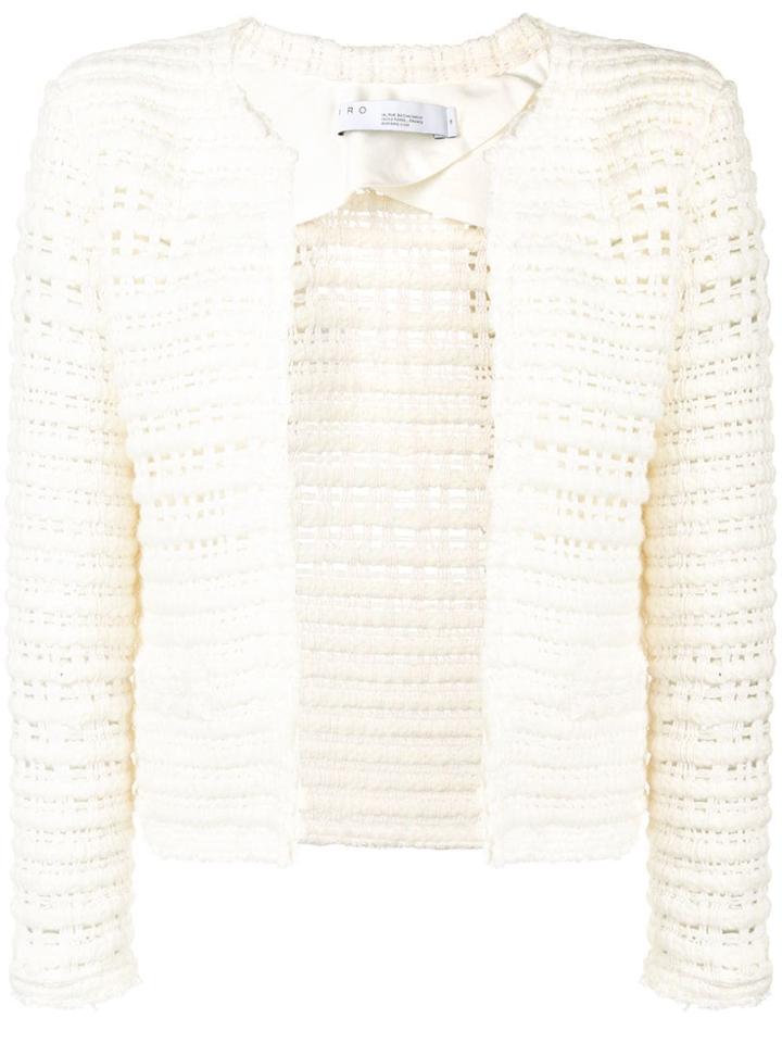Iro Startle Cropped Jacket - White