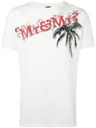 Mr & Mrs Italy Logo Print T-shirt - White