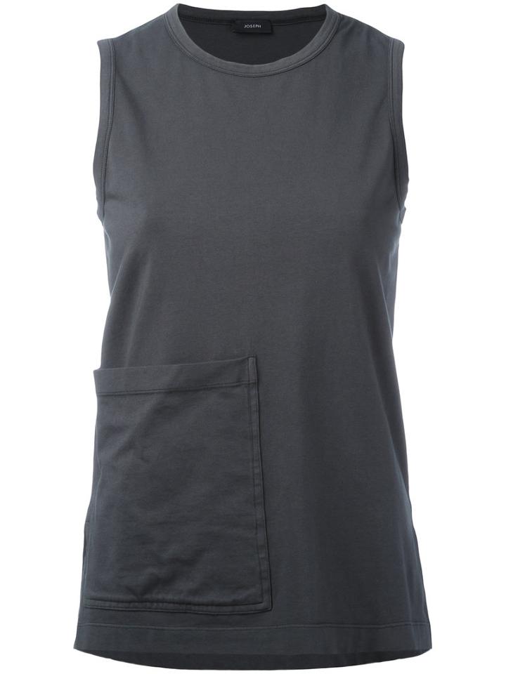 Joseph - Classic Tank Top - Women - Cotton/spandex/elastane - L, Grey, Cotton/spandex/elastane