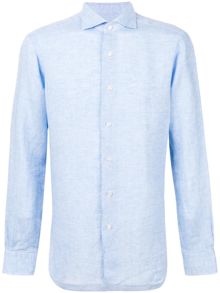 Barba Long Sleeved Shirt - Blue