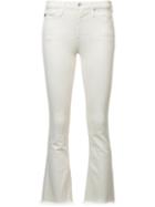 Ag Jeans 'jodi' Cropped Trousers, Women's, Size: 31, White, Cotton/polyurethane