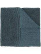 Stephan Schneider Tonal Fine Knit Scarf - Blue