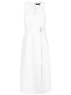 Sally Lapointe Cut-out Detail Dress - White