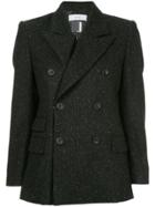 Facetasm Double-breasted Blazer - Black