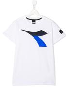 Diadora Junior Printed Logo T-shirt - White