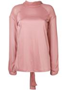 Dorothee Schumacher Long-sleeve Fitted Blouse - Pink & Purple