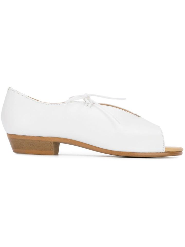 Y's Open Toe Sandals - White