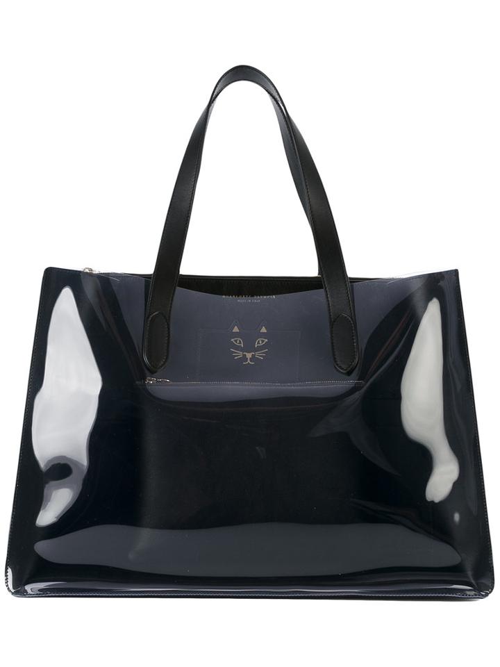 Charlotte Olympia - Presley Tote - Women - Leather - One Size, Black, Leather