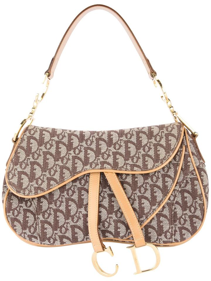 Christian Dior Pre-owned Trotter Saddle Bag - Brown