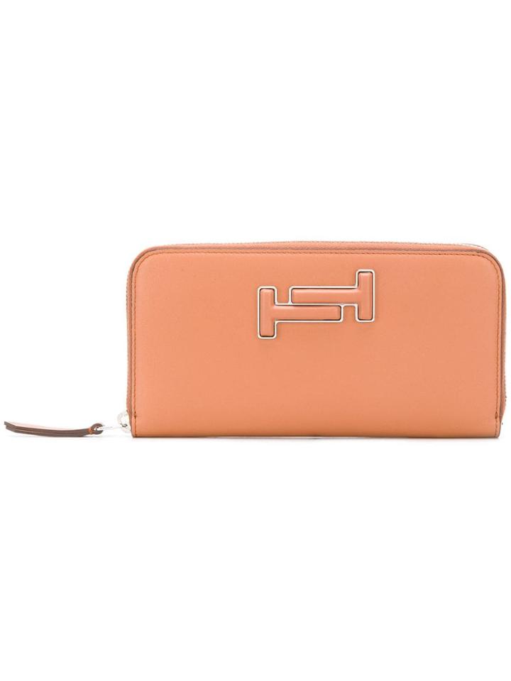 Tod's Double T Wallet - Neutrals