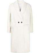 Inès & Maréchal Double Breasted Coat - White