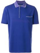 Loro Piana Classic Polo Shirt, Men's, Size: Xxl, Blue, Cotton/spandex/elastane