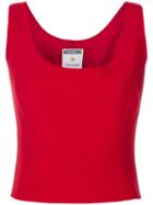 Moschino Pre-owned Corset-style Sleeveless Top - Red
