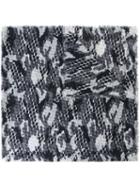 Pierre Hardy 'camocube' Scarf, Adult Unisex, Grey, Silk/cashmere