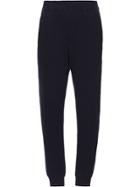 Prada Wool And Cashmere Jogging Pants - Blue