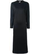 Junya Watanabe Comme Des Garçons Shift Midi Dress, Women's, Size: Small, Black, Nylon/polyurethane/rayon