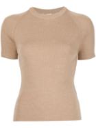 Rosetta Getty Short Sleeve T Shirt, Women's, Size: Small, Brown, Merino