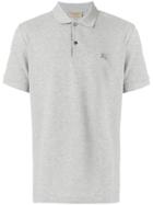 Burberry Logo Crest Polo Shirt - Grey