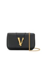 Versace Virtus Evening Bag - Black